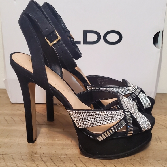 Aldo Shoes - Stiletto high heels Black/silver.